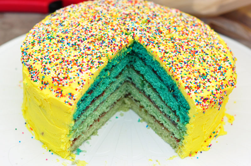 ombre cake