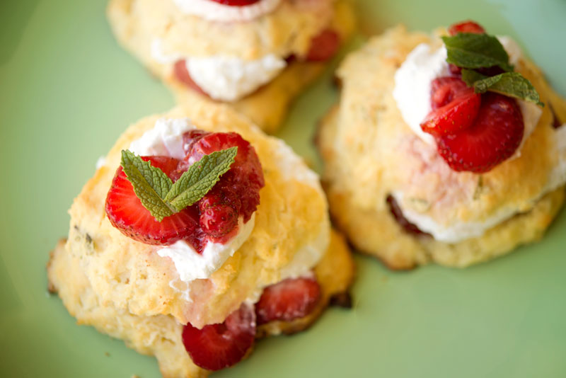 Minted Strawberry Shortcake | Garlic, My Soul