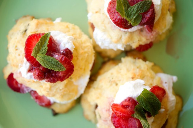 Minted Strawberry Shortcake | Garlic, My Soul