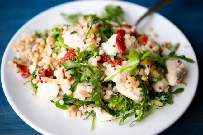 Chicken with Grains + Arugula | Garlic, My Soul
