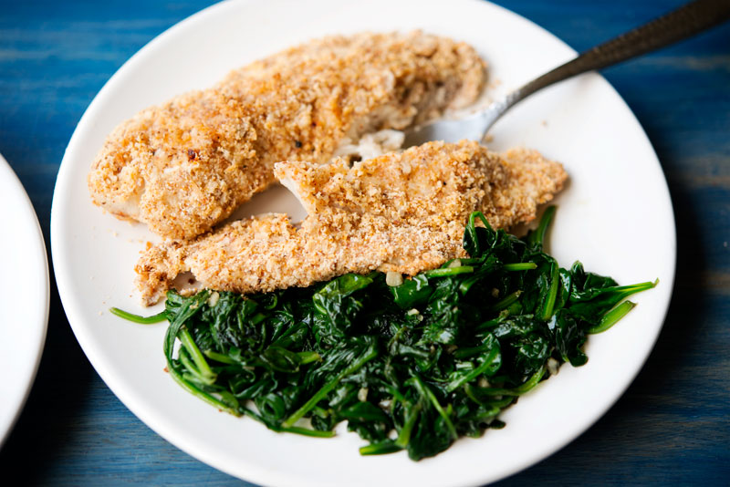 Paleo Friendly Breaded Fish | Garlic, My Soul