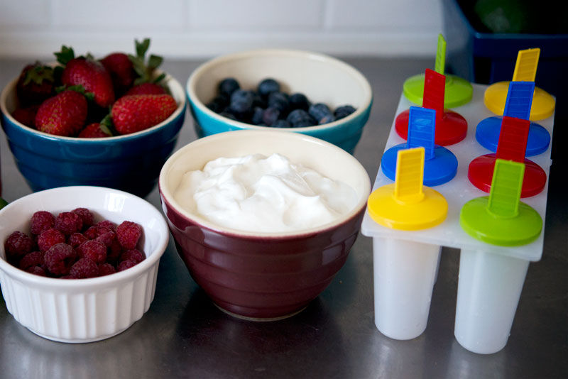 Blueberry Yogurt Popsicles | Garlic, My Soul