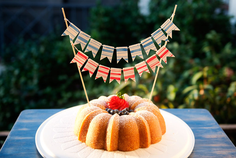 Fourth of July Bundt Cake | Garlic, My Soul