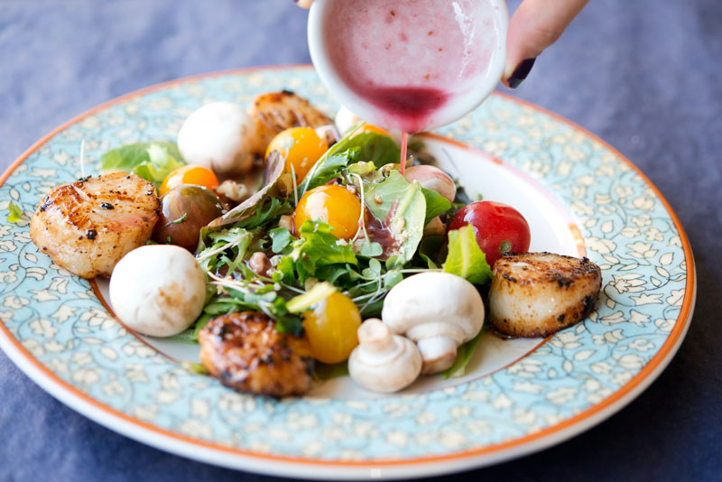 Paleo Scallop Salad | Garlic, My Soul