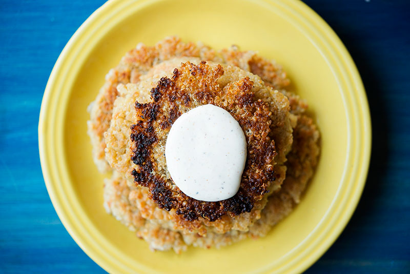 Fontina Quinoa Cakes | Garlic, My Soul