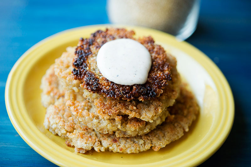 Fontina Quinoa Cakes | Garlic, My Soul