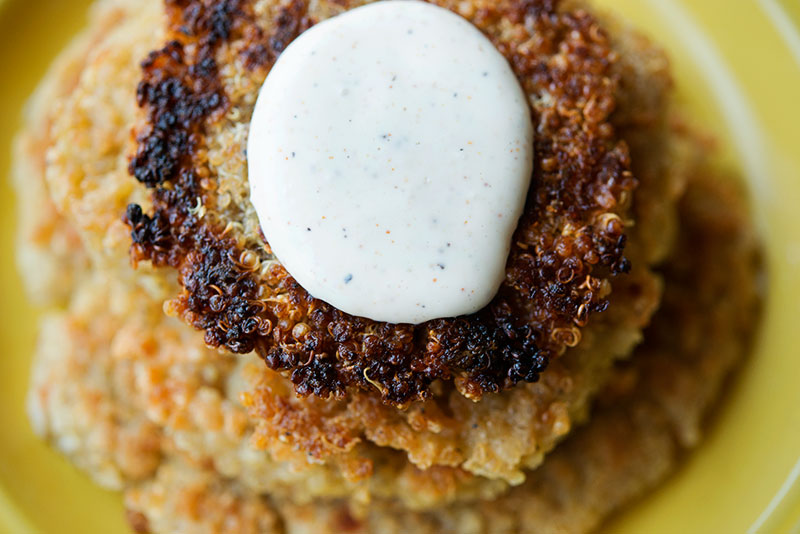 Fontina Quinoa Cakes | Garlic, My Soul