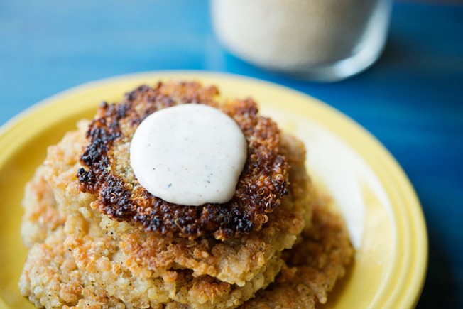 Fontina Quinoa Cakes | Garlic, My Soul