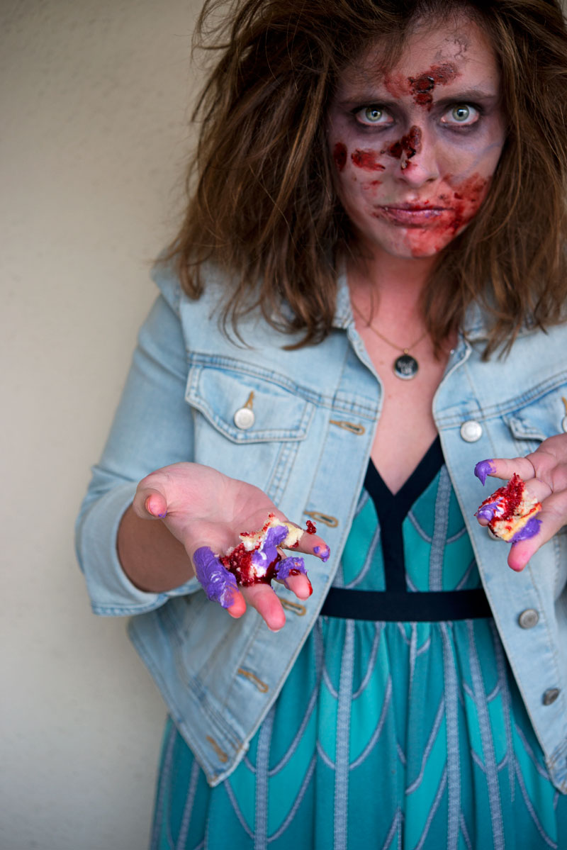 Garlic My Soul | Zombie Halloween Cupcakes