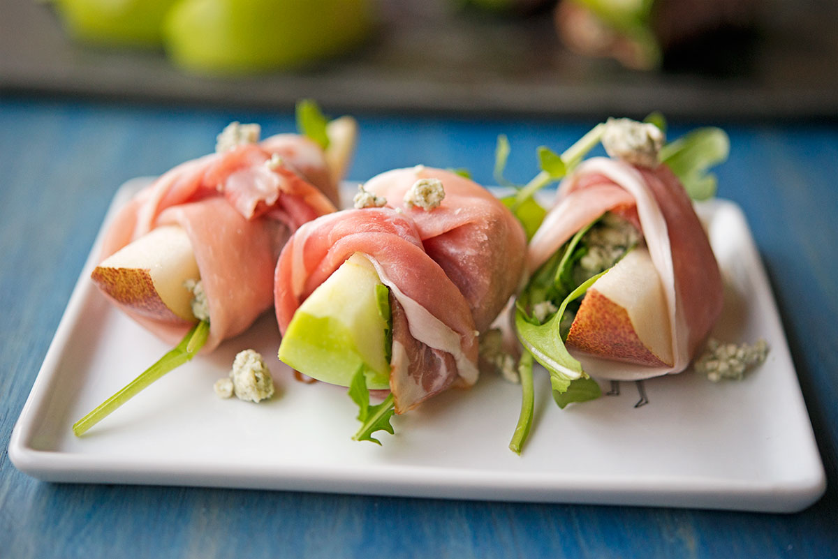 Prosciutto Pear Bites | Garlic, My Soul