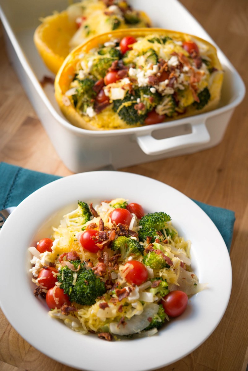 Stuffed Spaghetti Squash | Garlic, My Soul