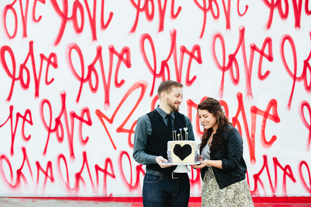 Black Heart Cake | Mary Costa Photography | For Garlic, My Soul