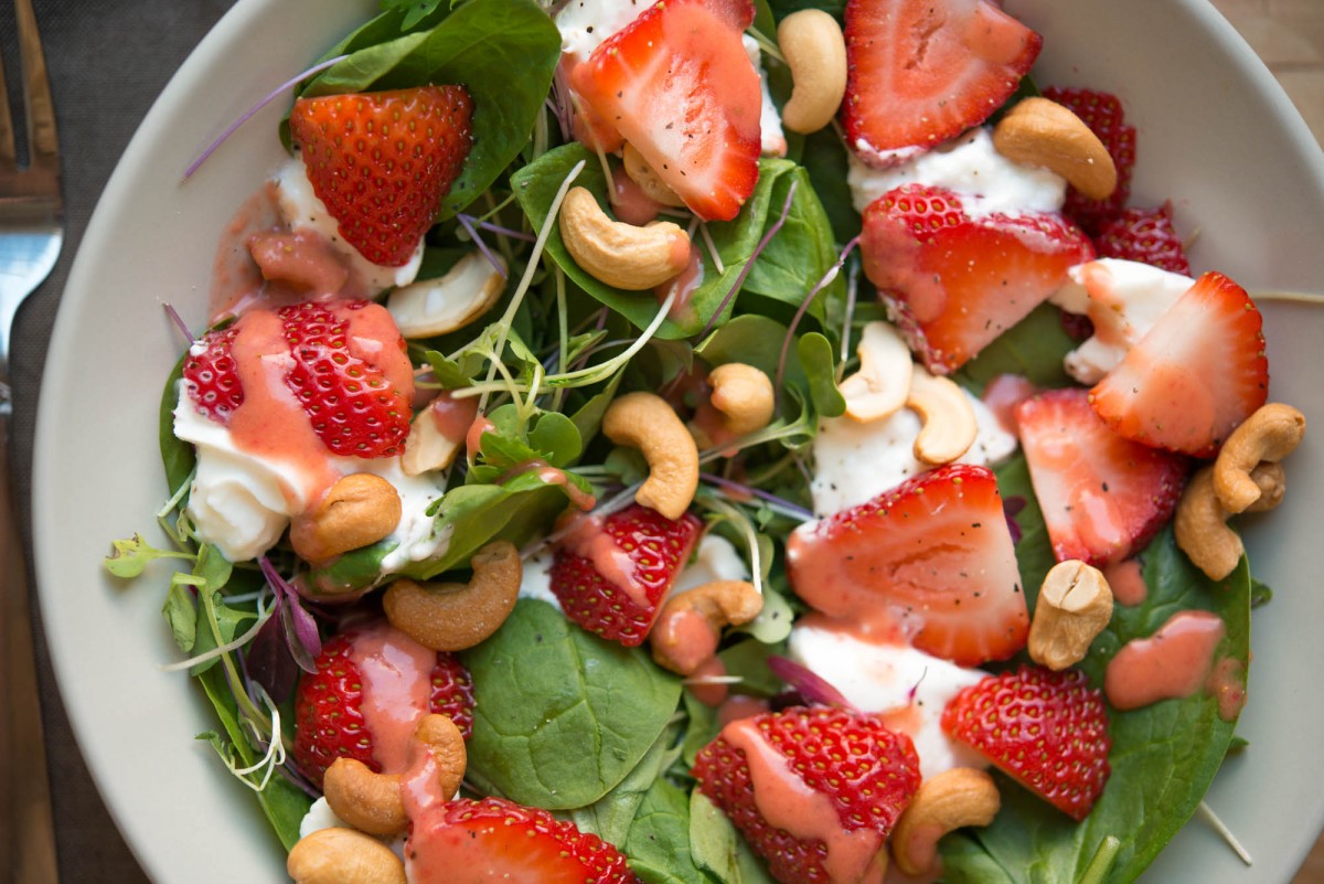 Strawberry Spinach Salad | Garlic, My Soul