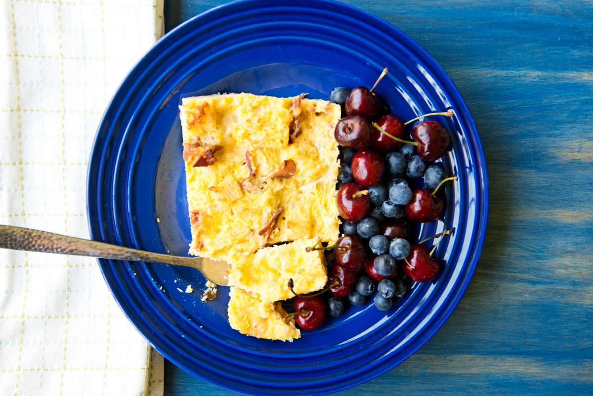 Breakfast Bread Pudding | Garlic, My Soul