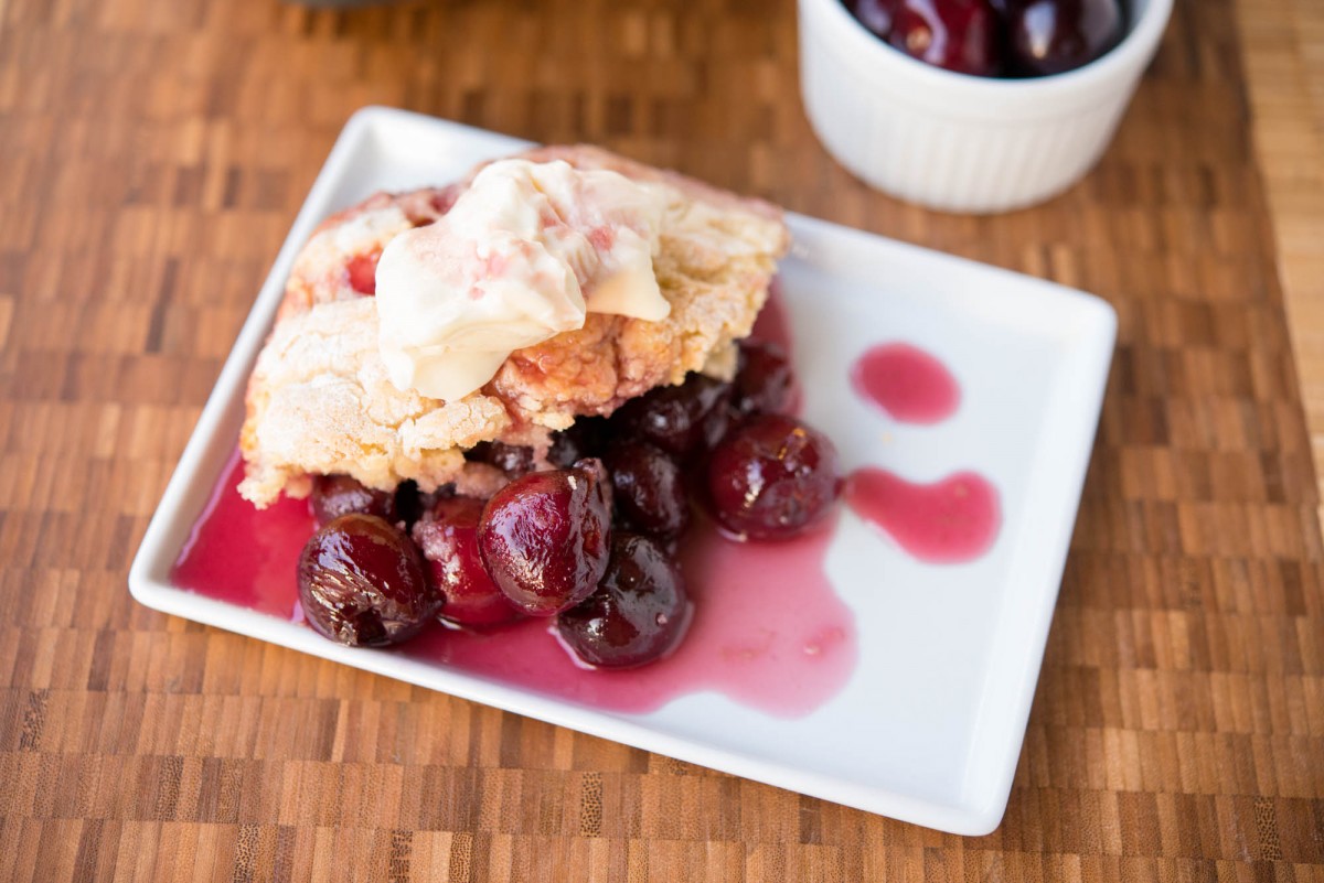 Sweet Cherry Cobbler | Garlic, My Soul