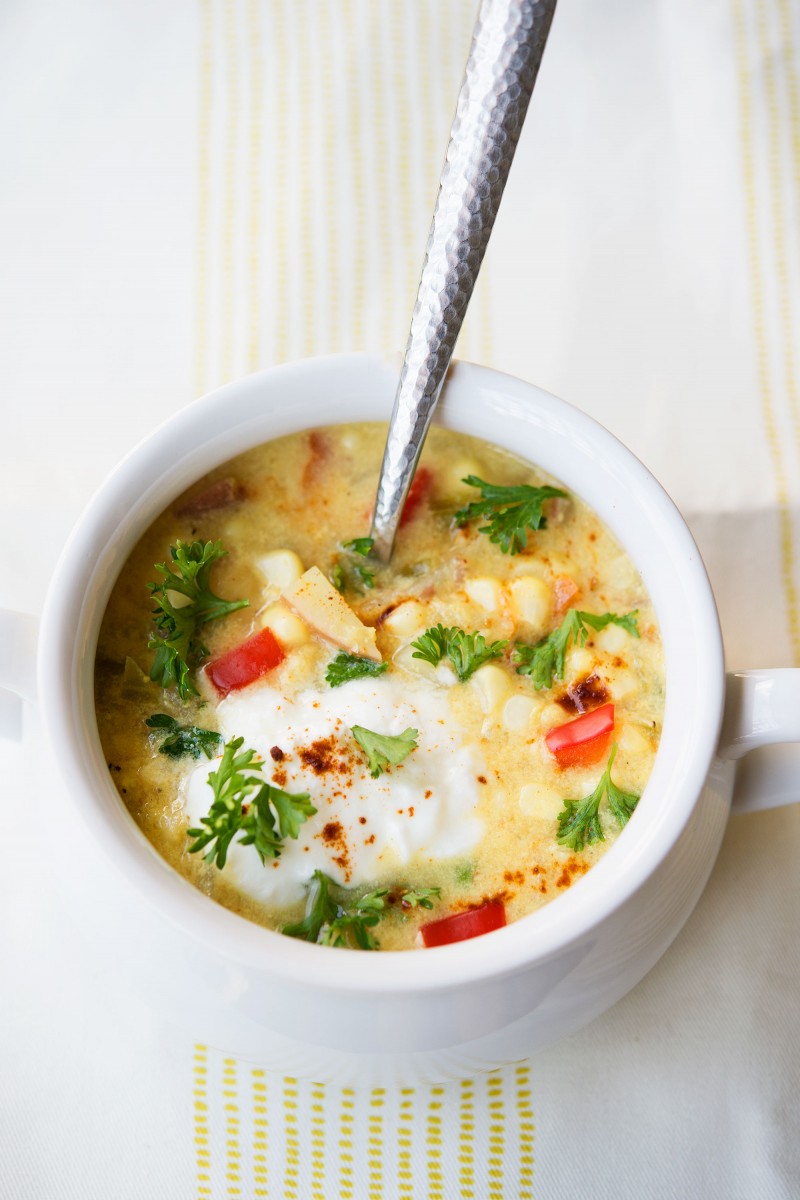 Summer Corn Chowder | Garlic, My Soul