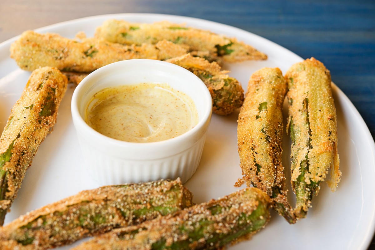 Whole Fried Okra | Garlic, My Soul