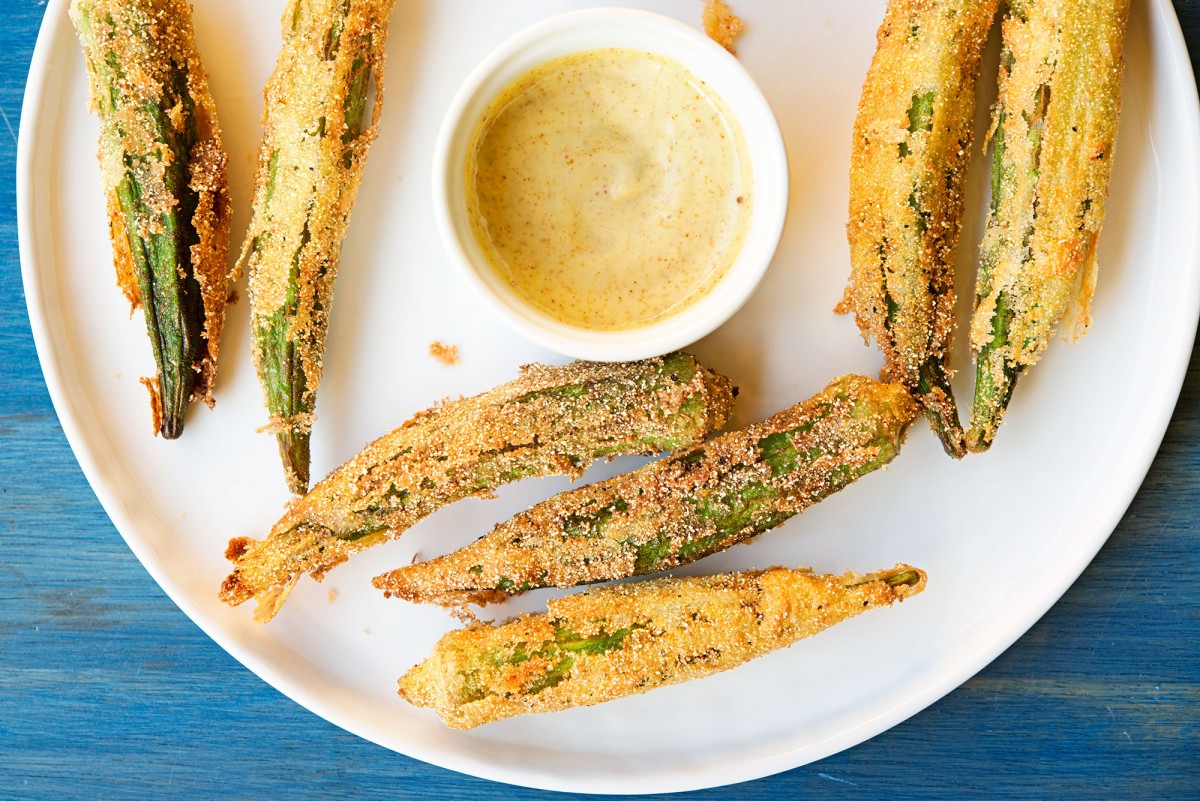 Whole Fried Okra | Garlic, My Soul