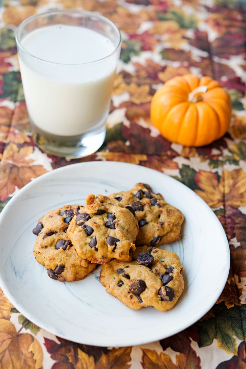 Pumpkin Chocolate Chip Cookies | Garlic, My Soul