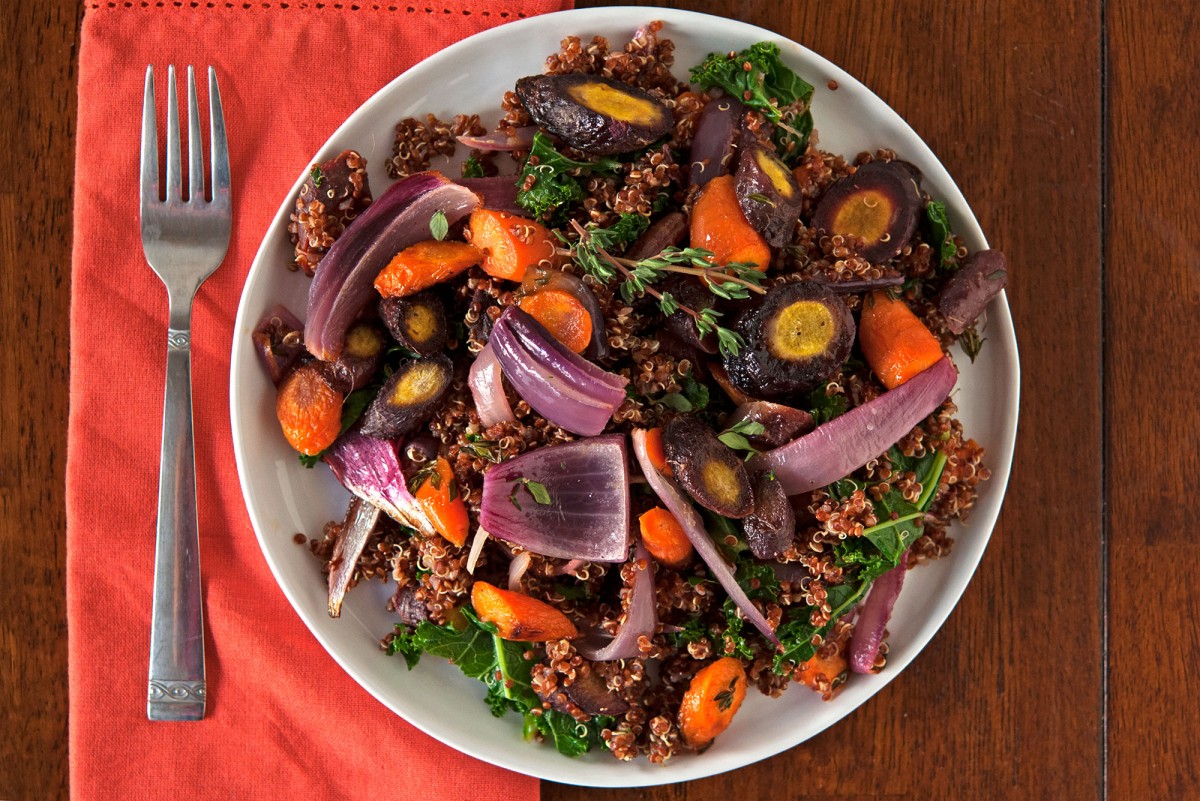 Roasted Carrot & Quinoa Salad