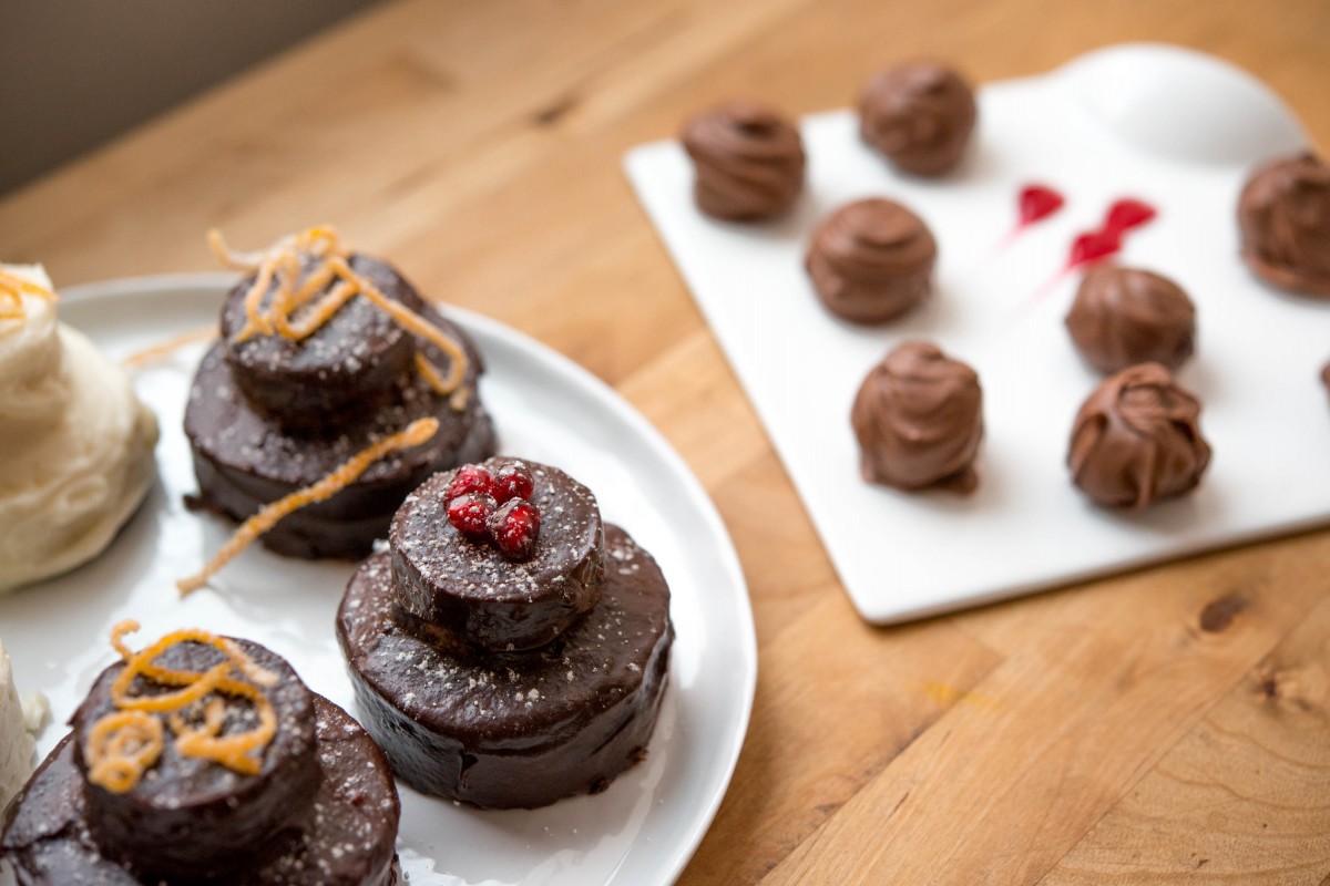 Ganache Filled Mini Cakes | Garlic, My Soul