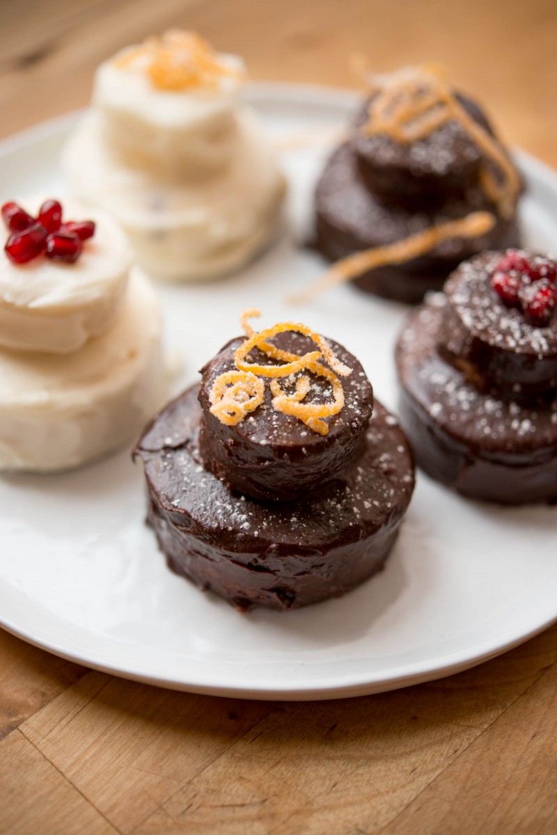 Ganache Filled Mini Cakes | Garlic, My Soul