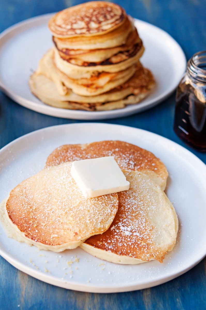 Lemon Ricotta Pancakes | Garlic, My Soul