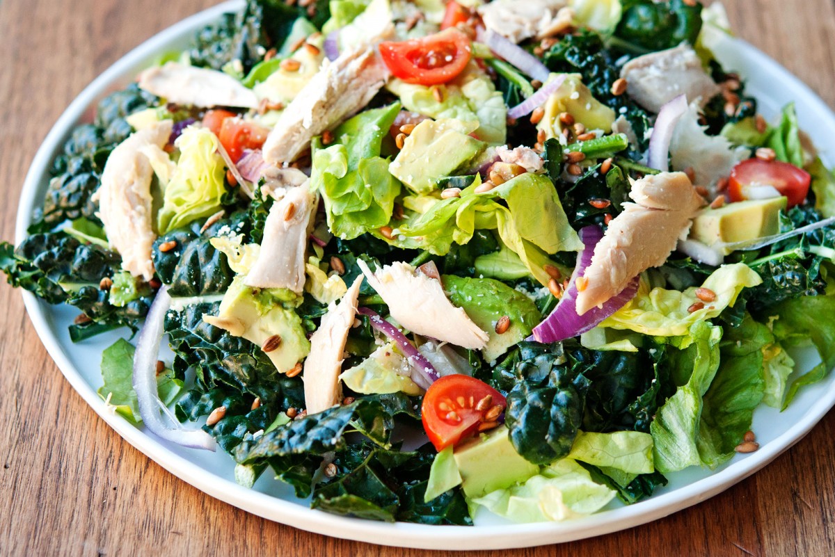 Kale Caesar Salad | Garlic, My Soul