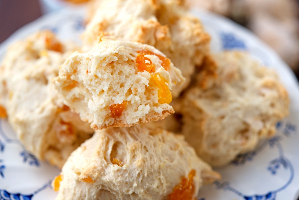 Apricot Almond Ginger Scones | Garlic, My Soul