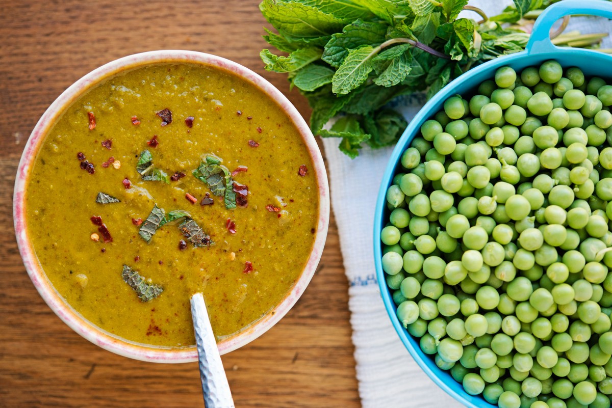 Pea + Mint Soup | Garlic, My Soul