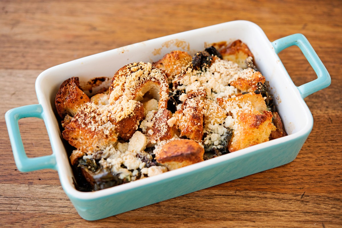 Savory GF Bread Pudding | Garlic, My Soul