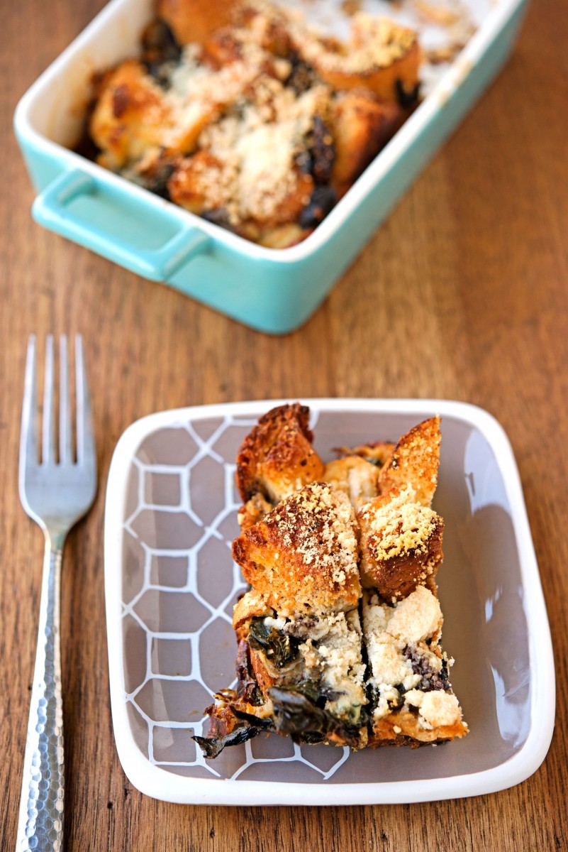 Savory GF Bread Pudding | Garlic, My Soul