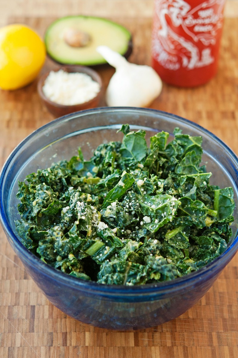 Ana's Kale Salad | Garlic, My Soul