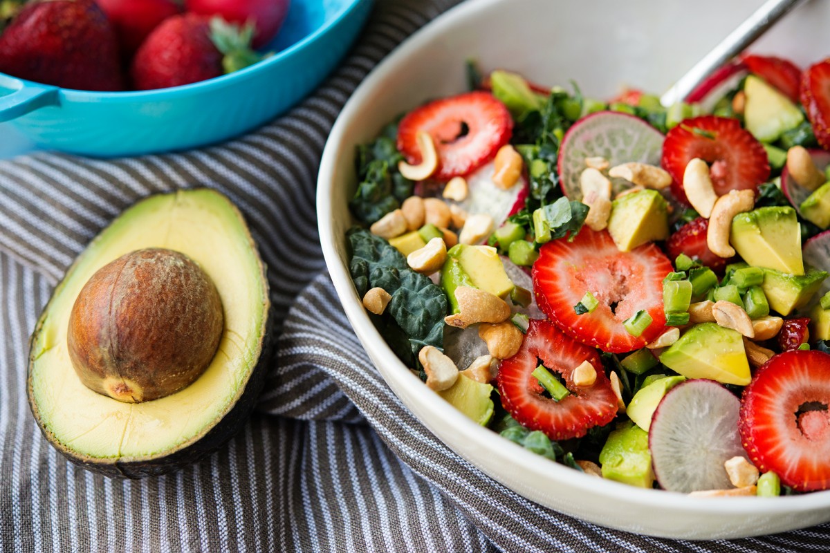 Avocado Strawberry Salad | Garlic, My Soul