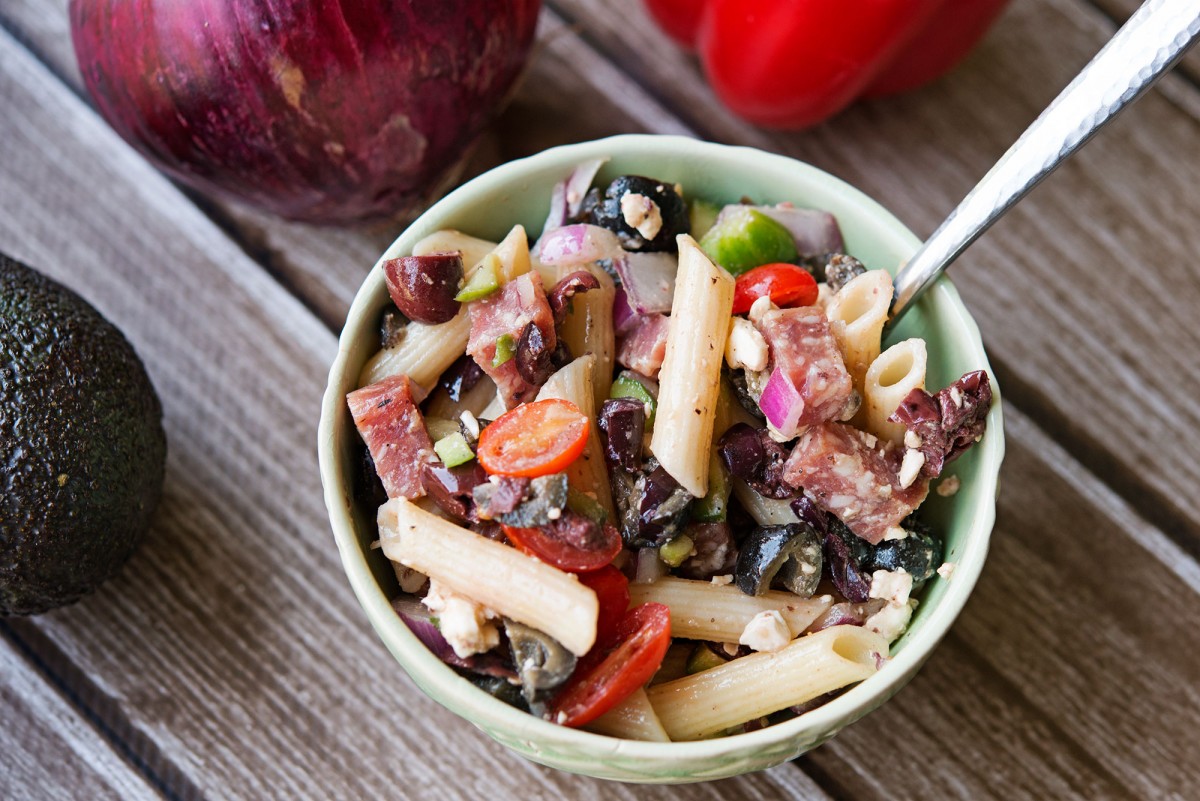 GF Mediterranean Pasta Salad