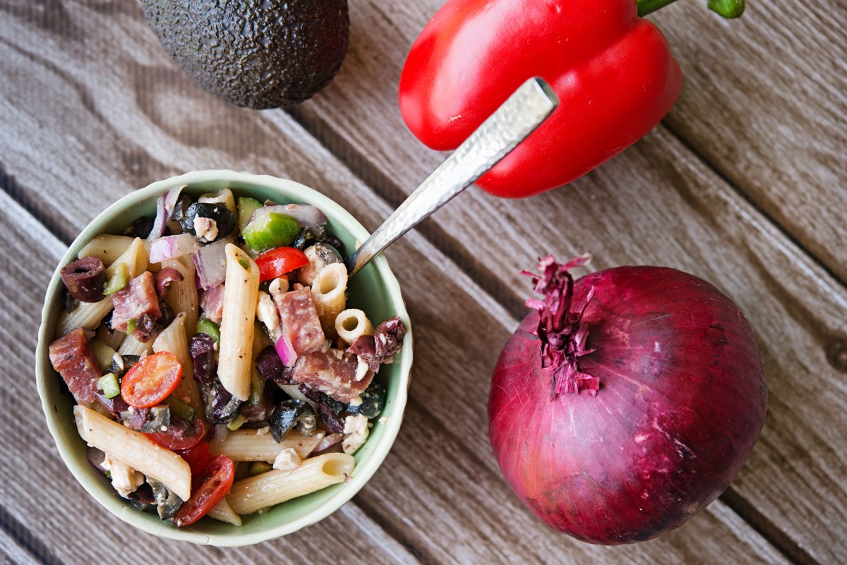 GF Mediterranean Pasta Salad