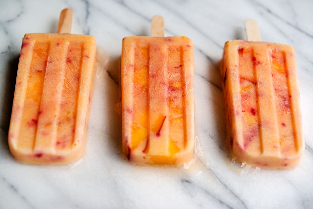 Peaches & Cream Popsicles | Garlic, My Soul