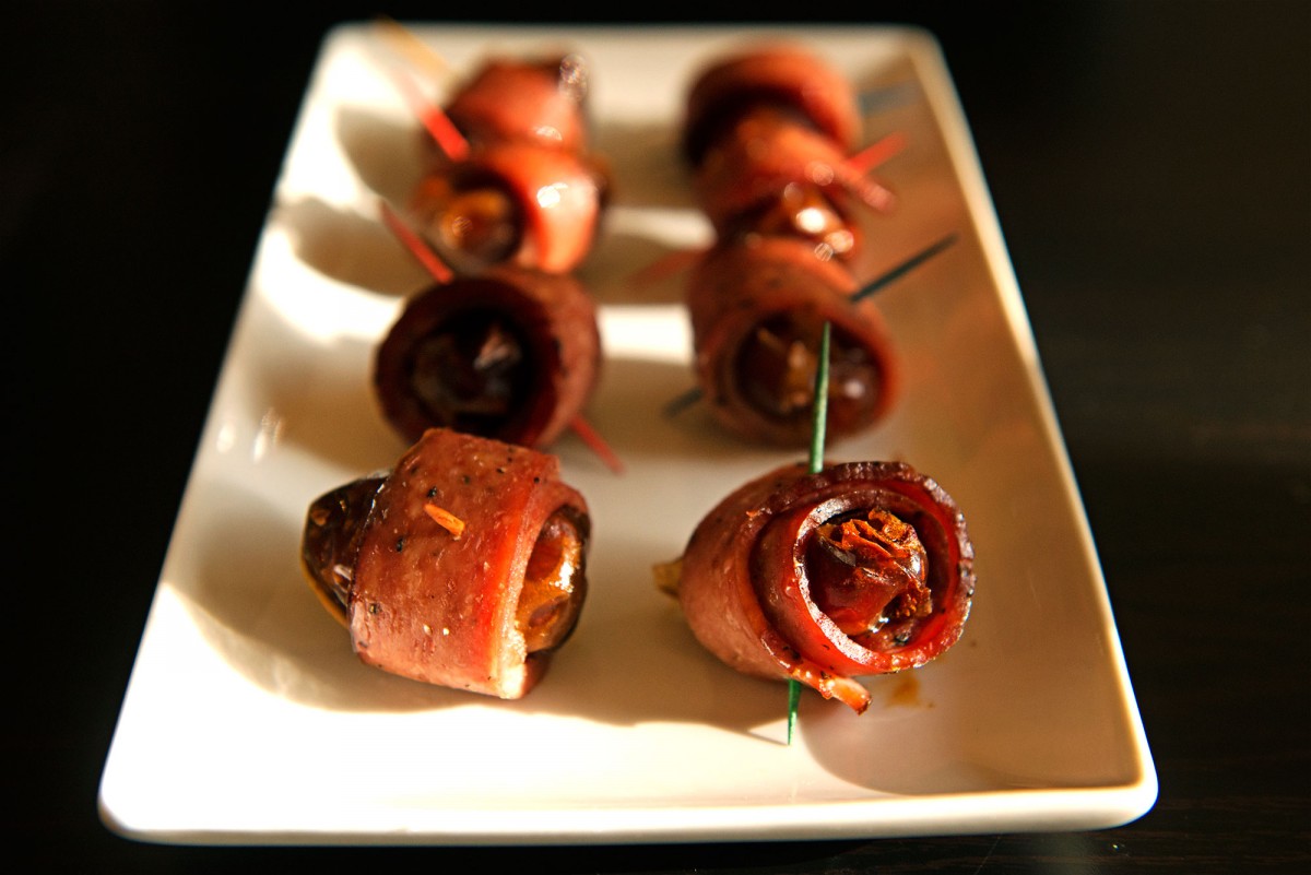 Bacon Wrapped Dates | Garlic, My Soul