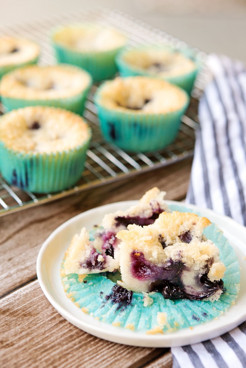 Blueberry Cobbler Muffins | Garlic, My Soul