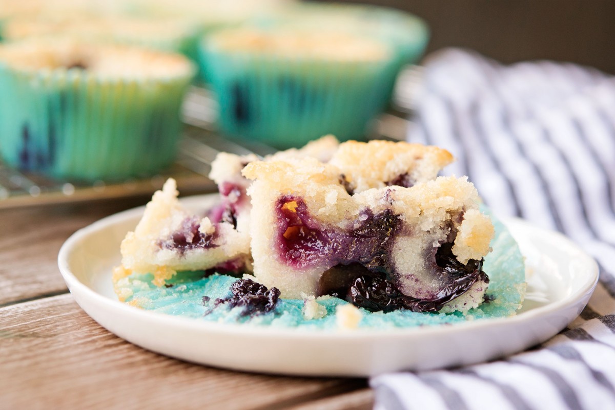 Blueberry Cobbler Muffins | Garlic, My Soul