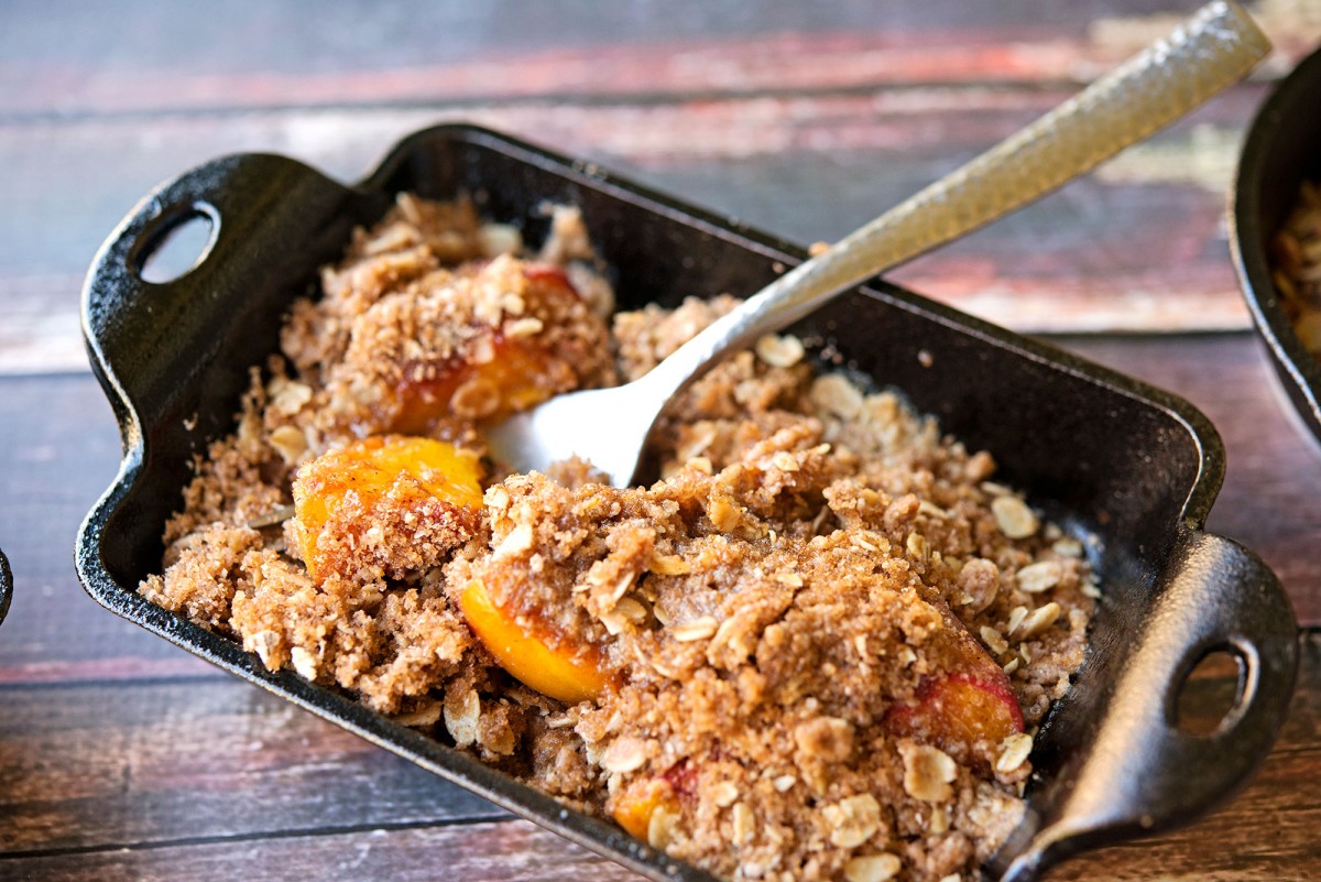 Tiny Peach Crisp | Garlic, My Soul