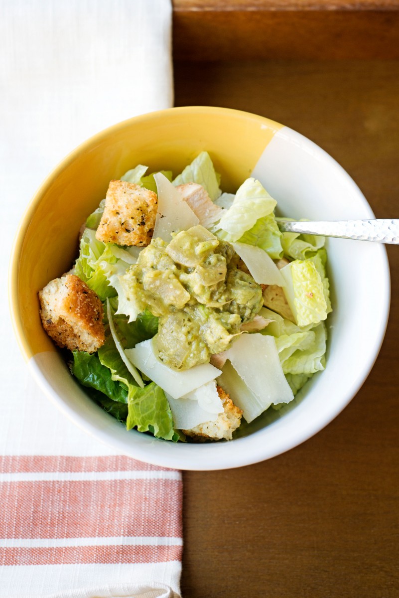 Spicy Mexican Chicken Caesar Salad | Garlic My Soul