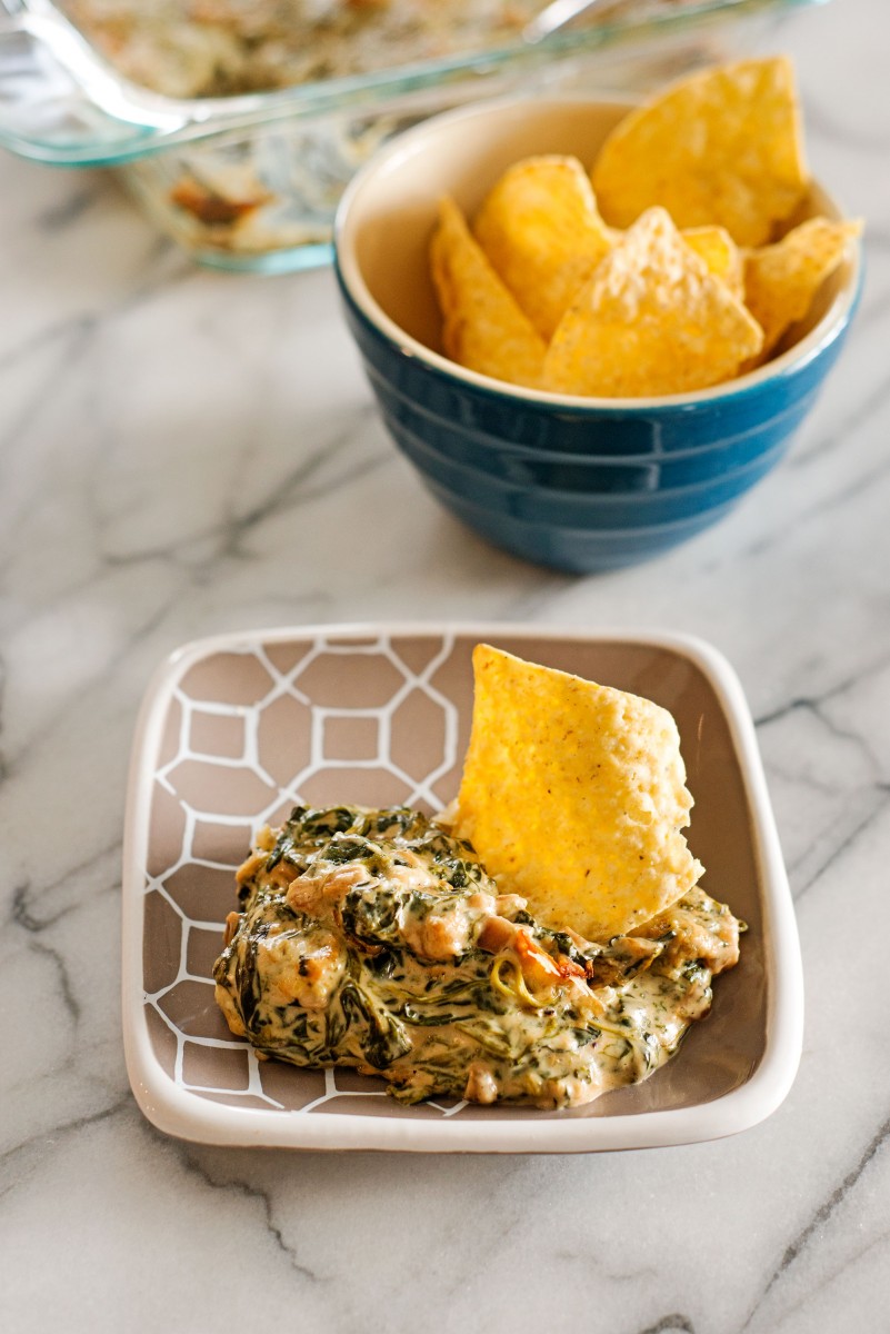 Cheesy Spinach Dip | Garlic, My Soul