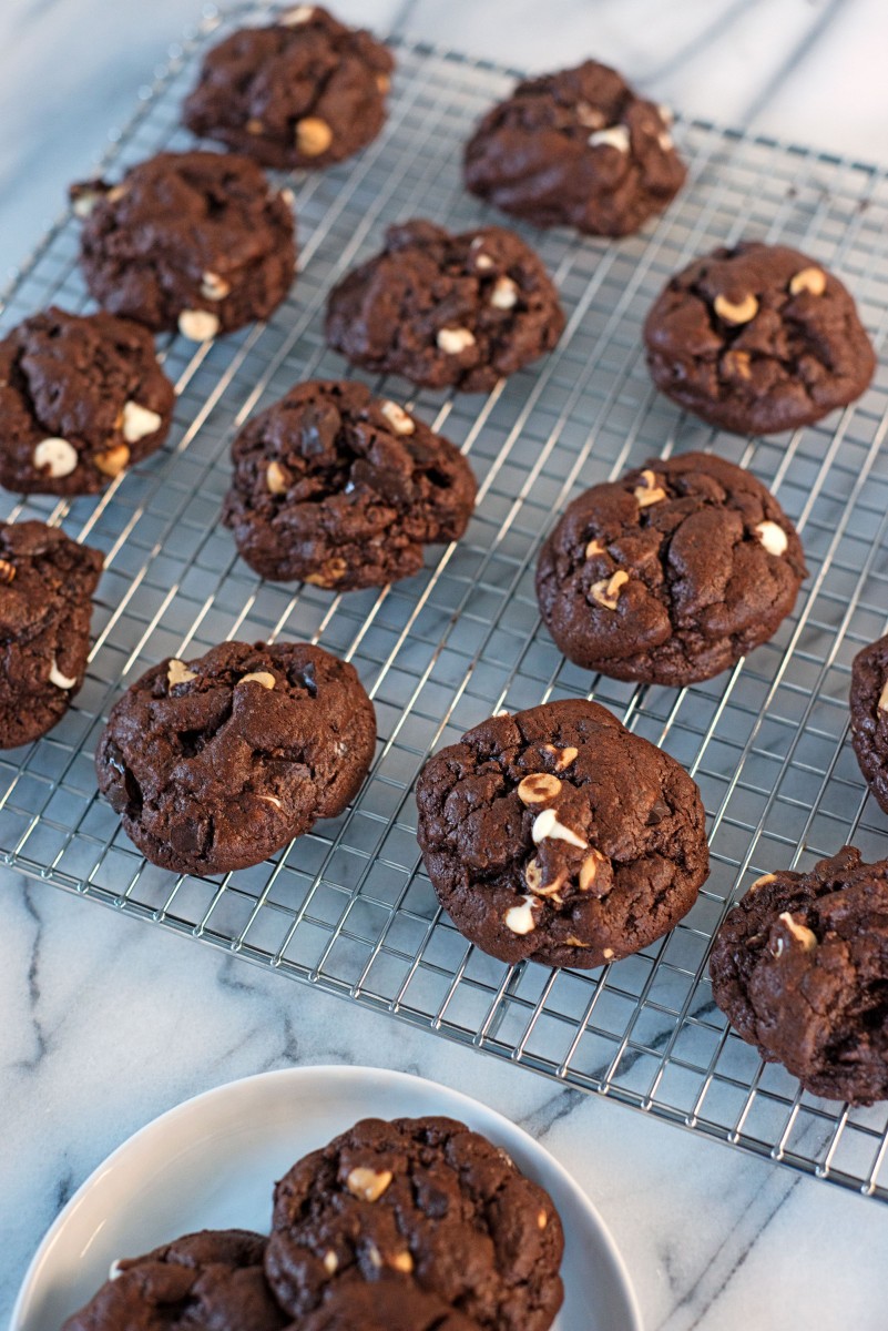 Brownie Trip-Chip Cookies