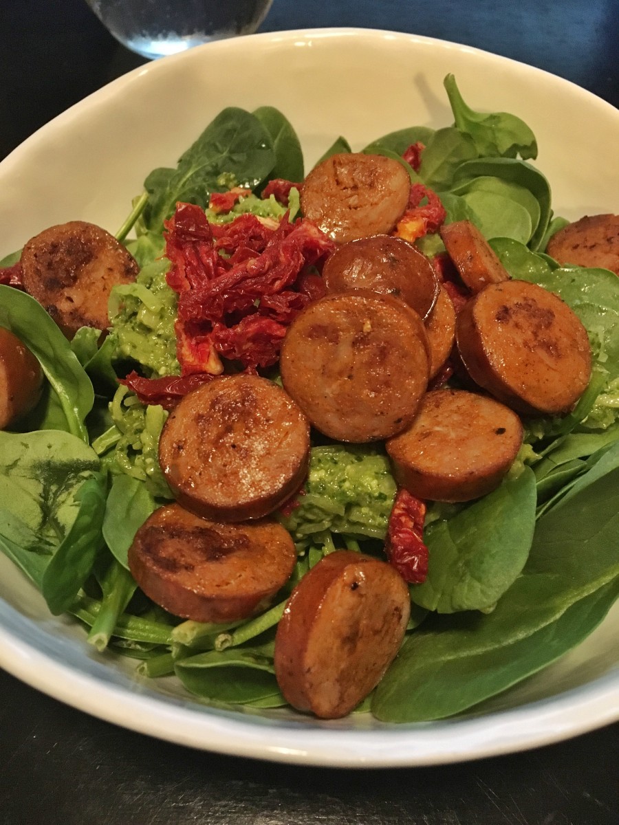 Spaghetti Squash Pesto | Garlic, My Soul