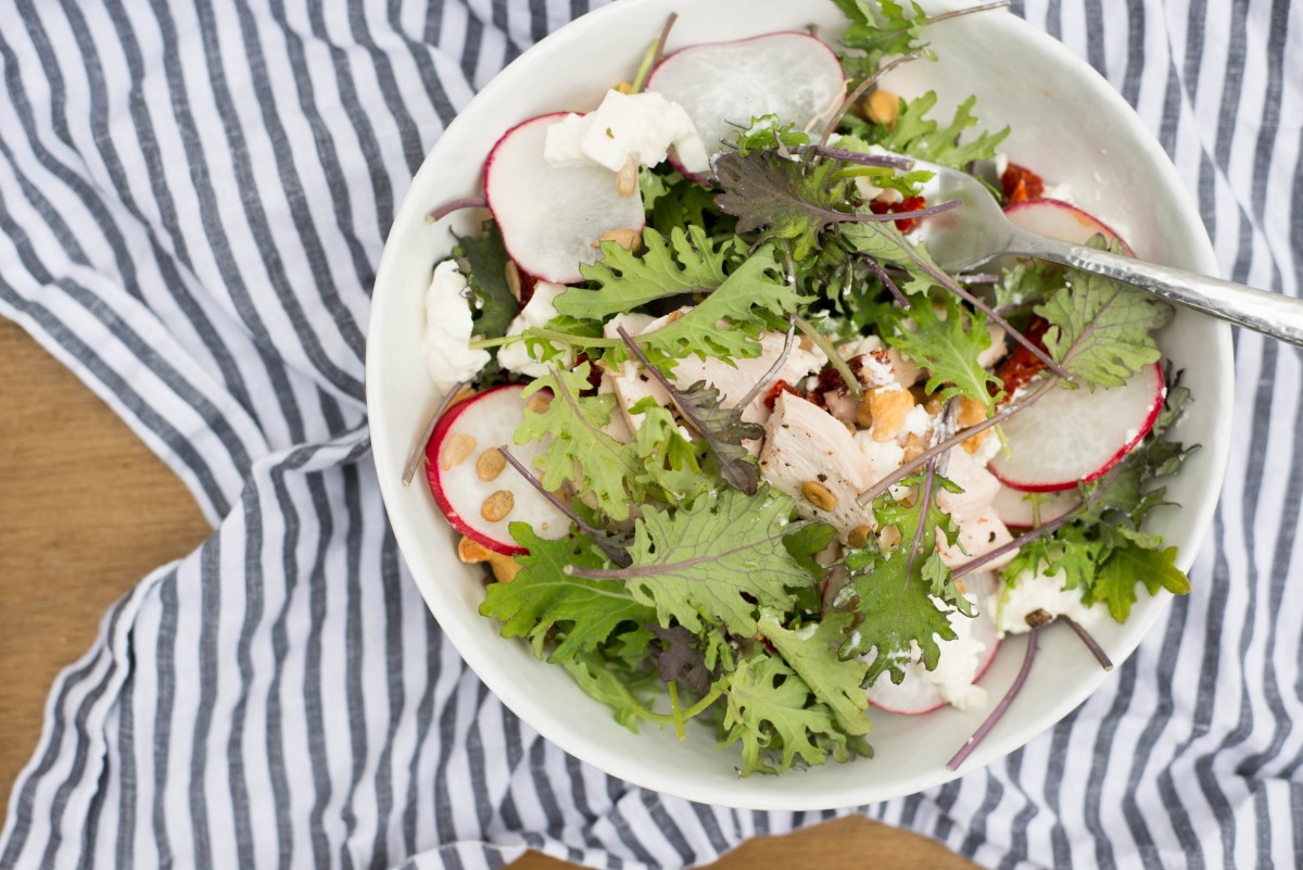 Simple Salad with Chicken | Garlic, My Soul