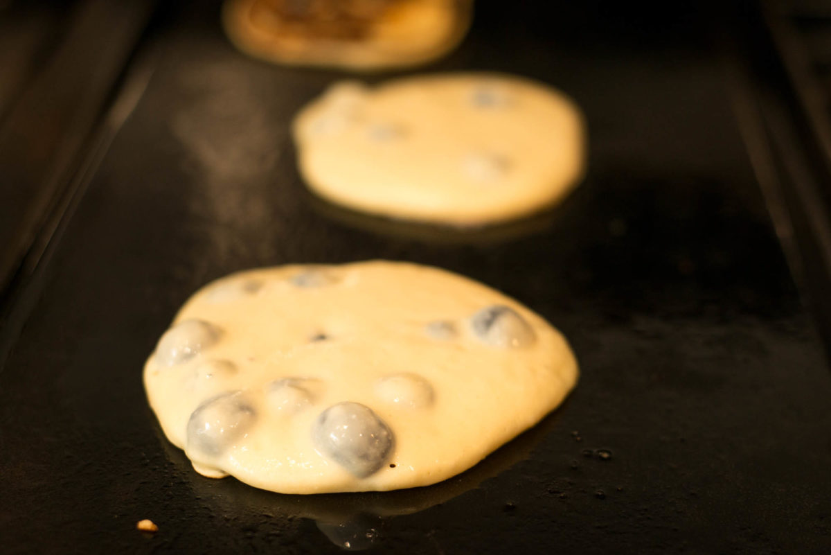 Honey Blueberry Pancakes | Joie De Vivre Hotels | Garlic, My Soul