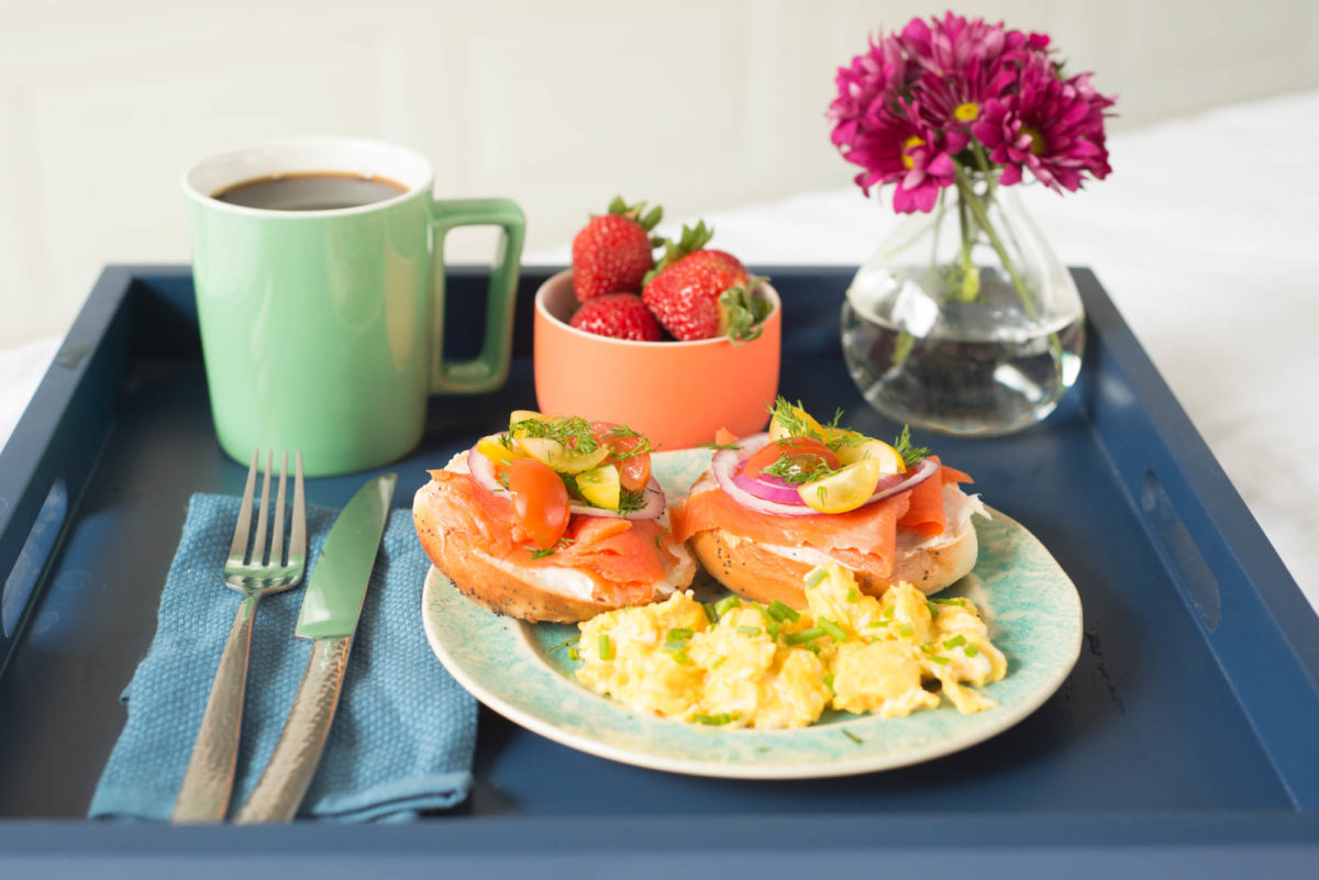 Smoked Salmon Bagels | Garlic, My Soul