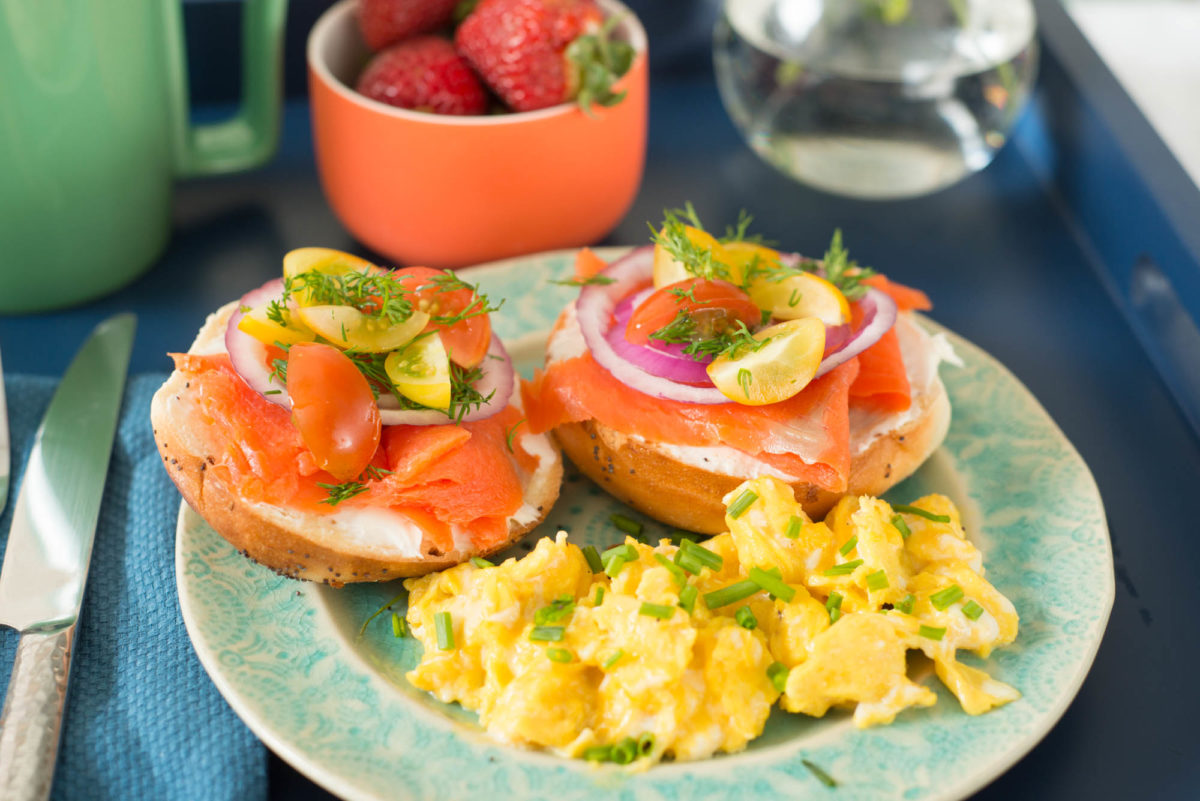 Smoked Salmon Bagels | Garlic, My Soul