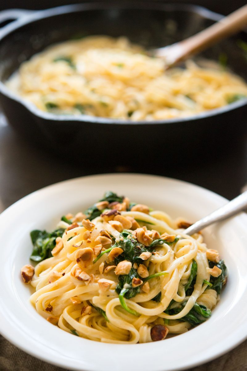 Mascarpone Lemon Hazelnut Pasta | Garlic, My Soul